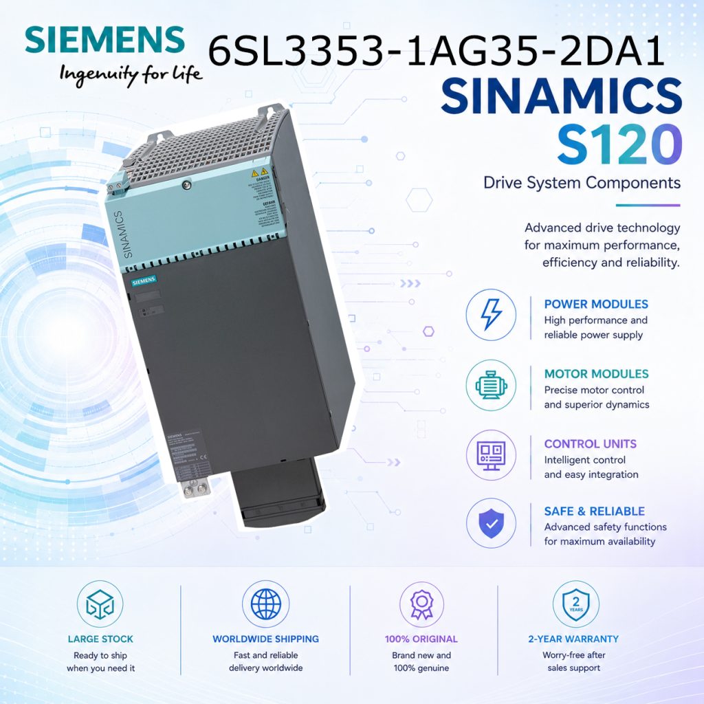Siemens 6SL3353-1AG35-2DA1 SINAMICS Drive Contr...
