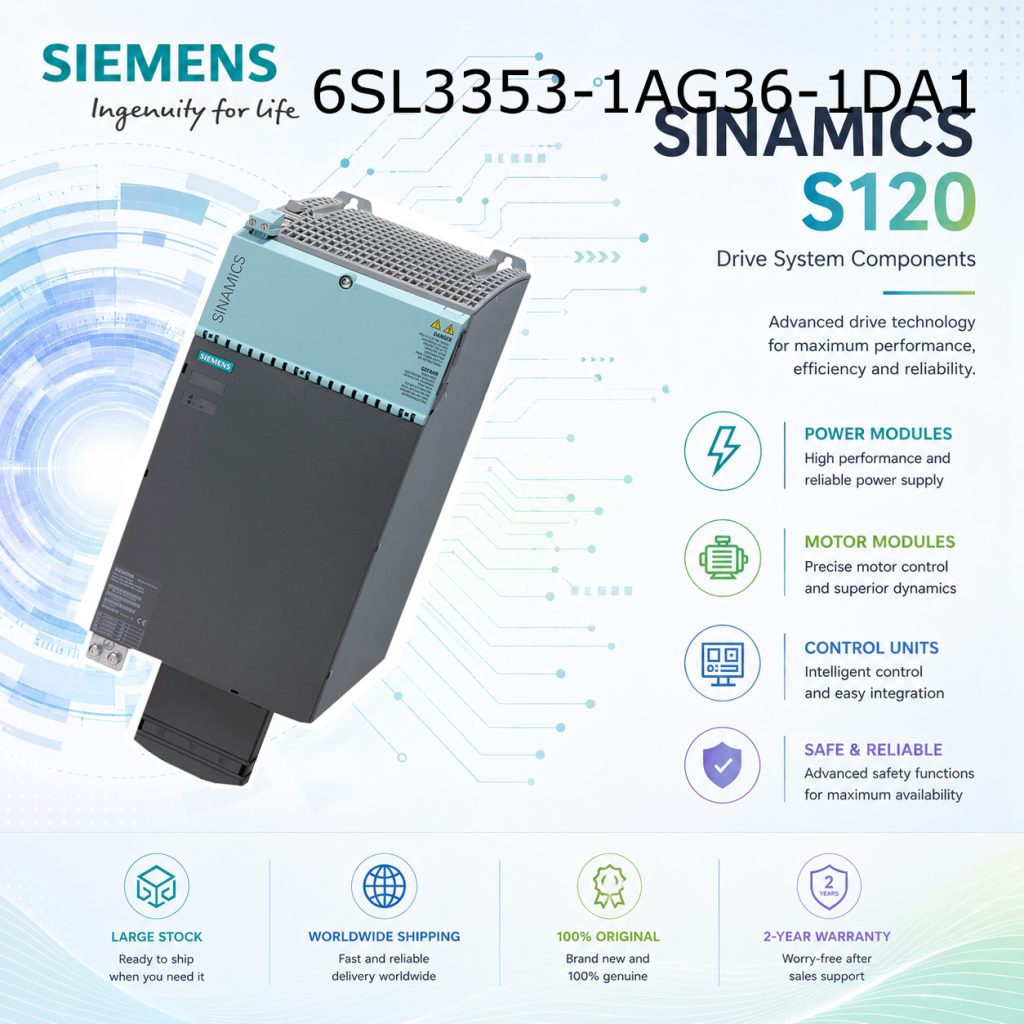 Siemens 6SL3353-1AG36-1DA1 SINAMICS Industrial ...