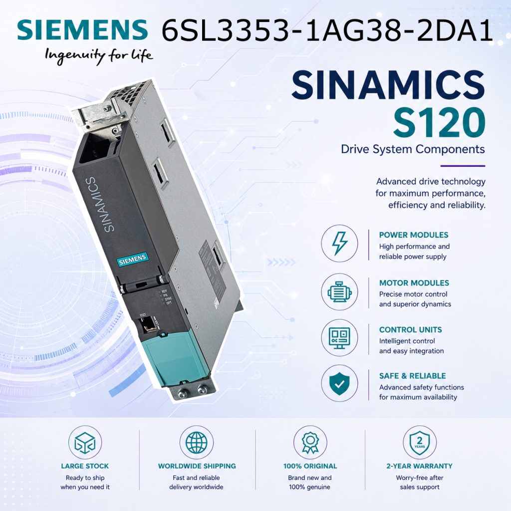 Siemens 6SL3353-1AG38-2DA1 SINAMICS Industrial ...