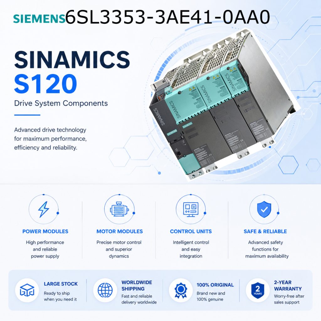 Siemens 6SL3353-3AE41-0AA0 SINAMICS Industrial ...