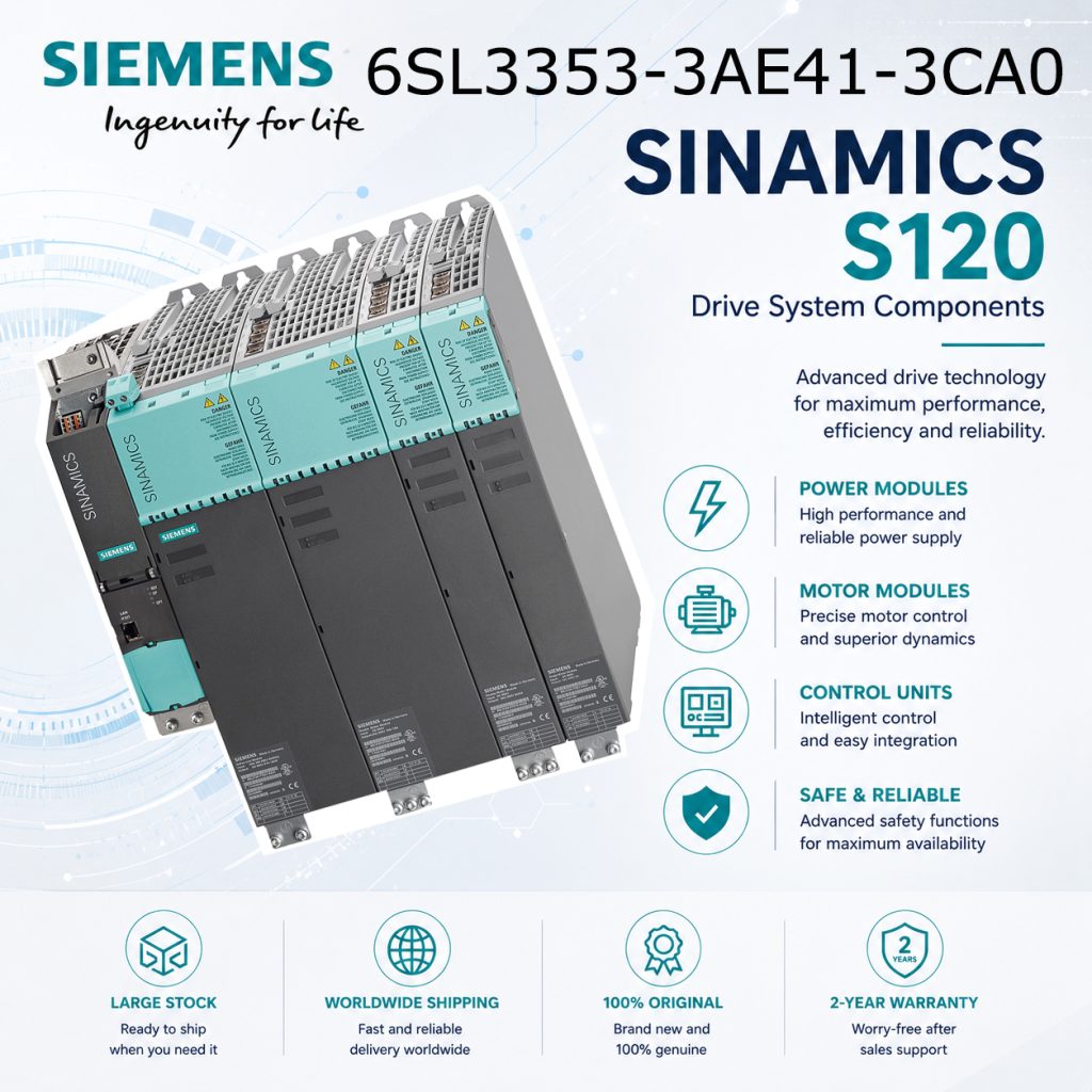 Siemens 6SL3353-3AE41-3CA0 SINAMICS Drive Contr...