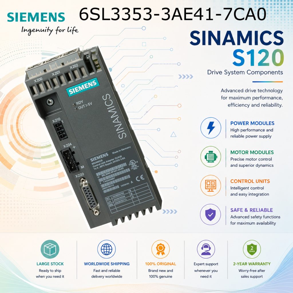 Siemens 6SL3353-3AE41-7CA0 SINAMICS Industrial ...