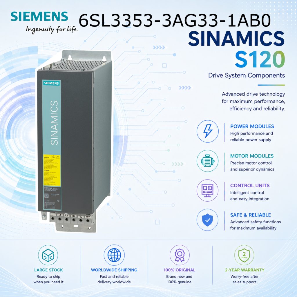 Siemens 6SL3353-3AG33-1AB0 SINAMICS Industrial ...