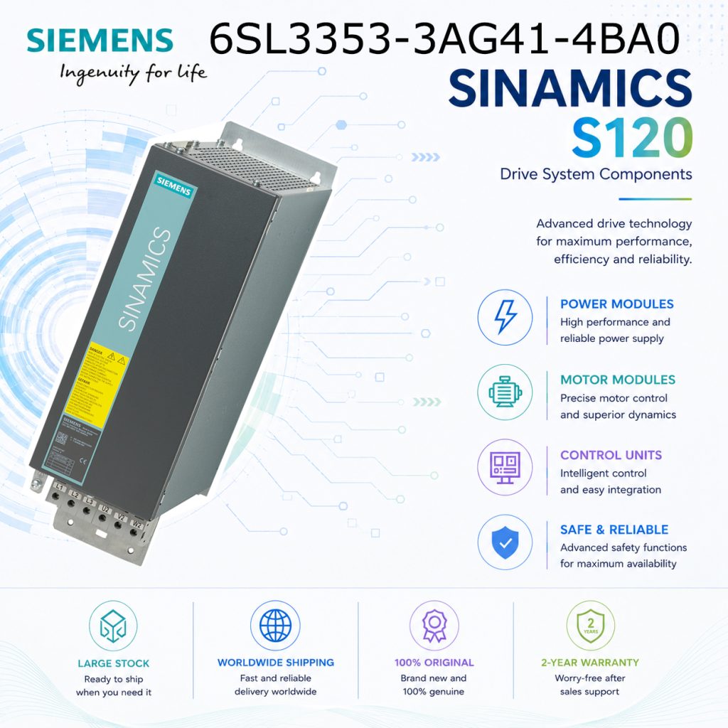 Siemens 6SL3353-3AG41-4BA0 SINAMICS Industrial ...