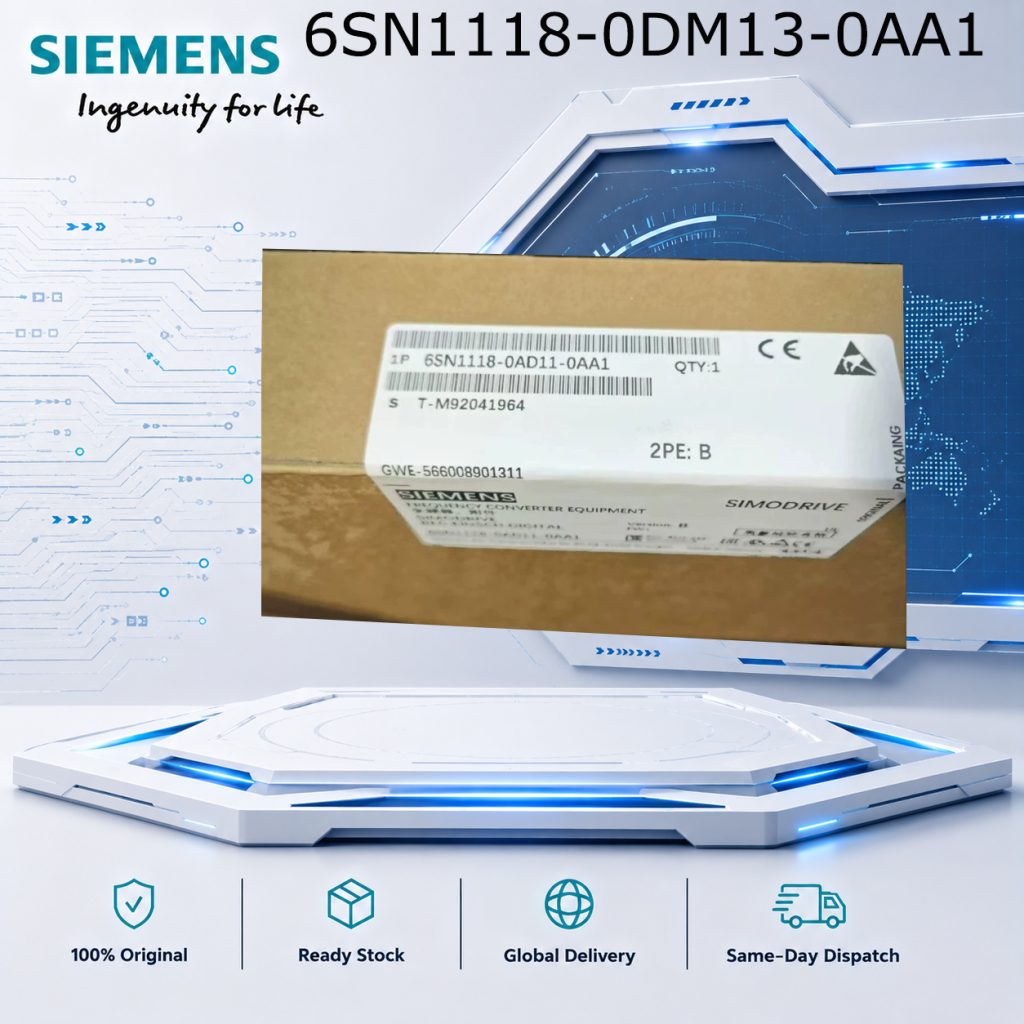 Siemens 6SN1118-0DM13-0AA1 SIMODRIVE Industrial...