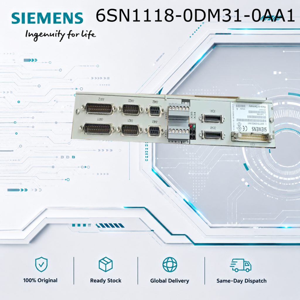 Siemens 6SN1118-0DM31-0AA1 SIMODRIVE Industrial...