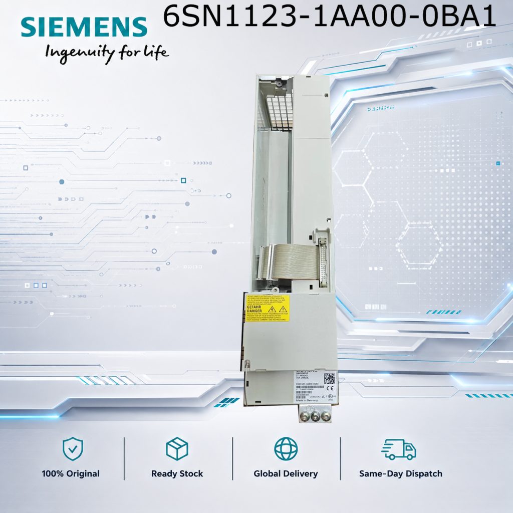 Siemens 6SN1123-1AA00-0BA1 SIMODRIVE Industrial...