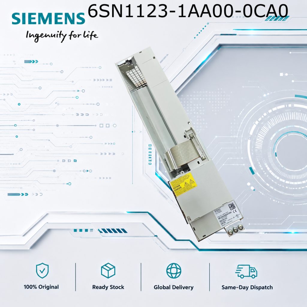 Siemens 6SN1123-1AA00-0CA0 SIMODRIVE CNC Automa...
