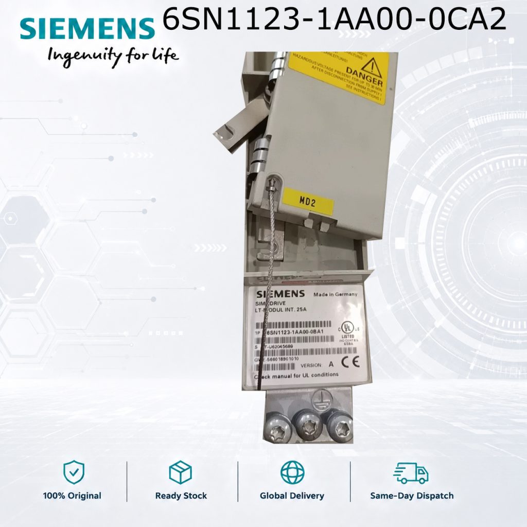 Siemens 6SN1123-1AA00-0CA2 SIMODRIVE CNC Drive ...