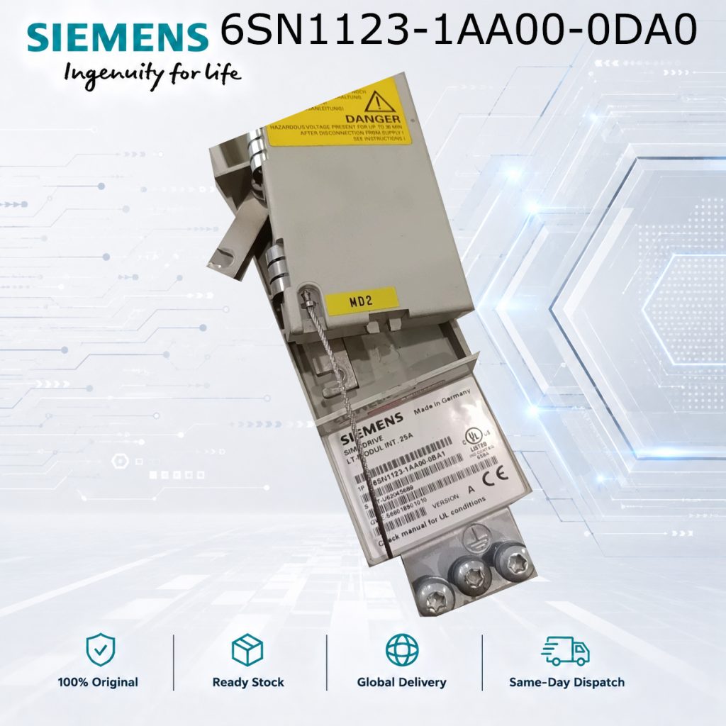 Siemens 6SN1123-1AA00-0DA0 SIMODRIVE Motion Con...