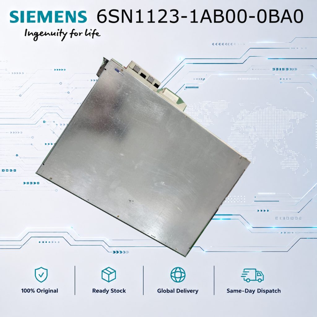 Siemens 6SN1123-1AB00-0BA0 SIMODRIVE Industrial...