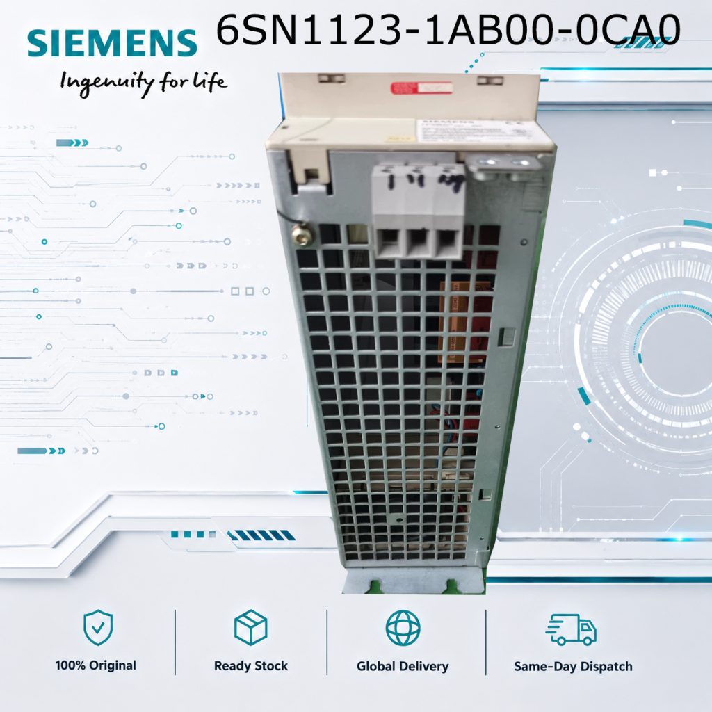 Siemens 6SN1123-1AB00-0CA0 SIMODRIVE Industrial...