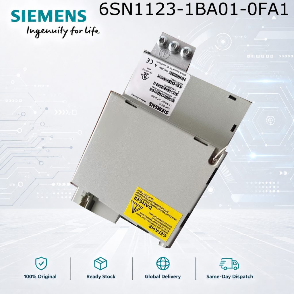 Siemens 6SN1123-1BA01-0FA1 SIMODRIVE Motion Con...