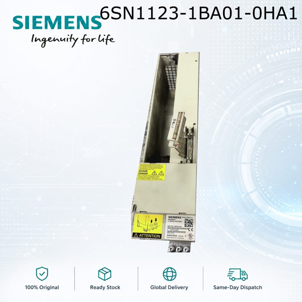 Siemens 6SN1123-1BA01-0HA1 SIMODRIVE Industrial...