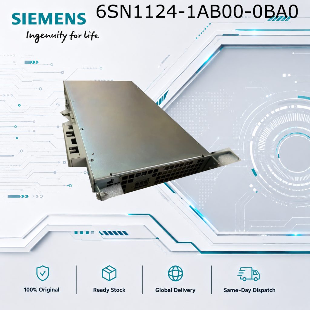 Siemens 6SN1124-1AB00-0BA0 SIMODRIVE Industrial...