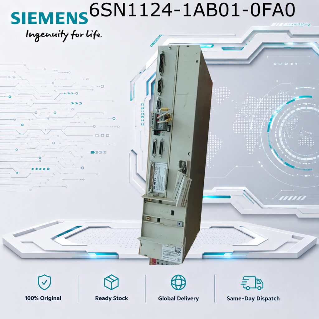 Siemens 6SN1124-1AB01-0FA0 SIMODRIVE Industrial...