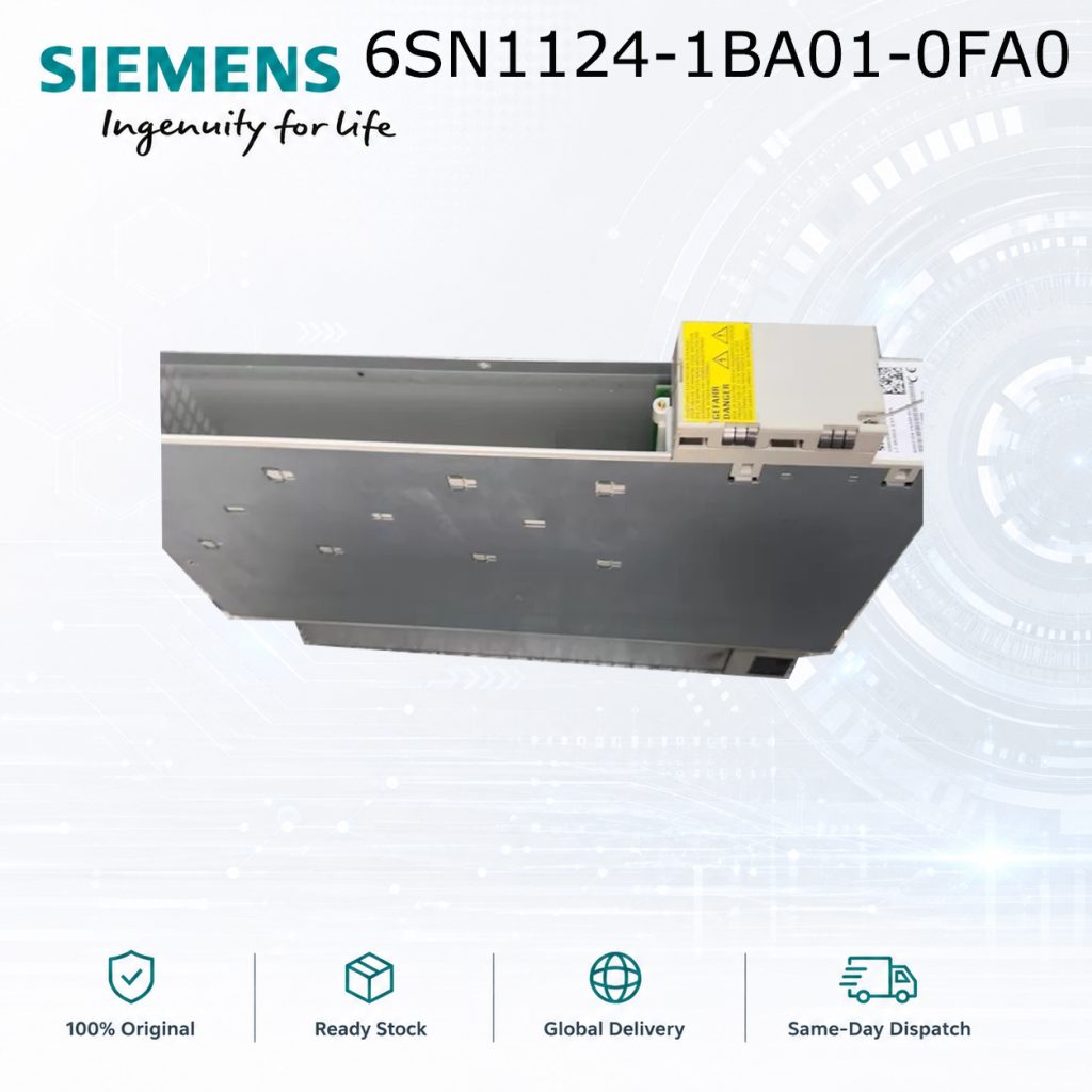 Siemens 6SN1124-1BA01-0FA0 SIMODRIVE Industrial...