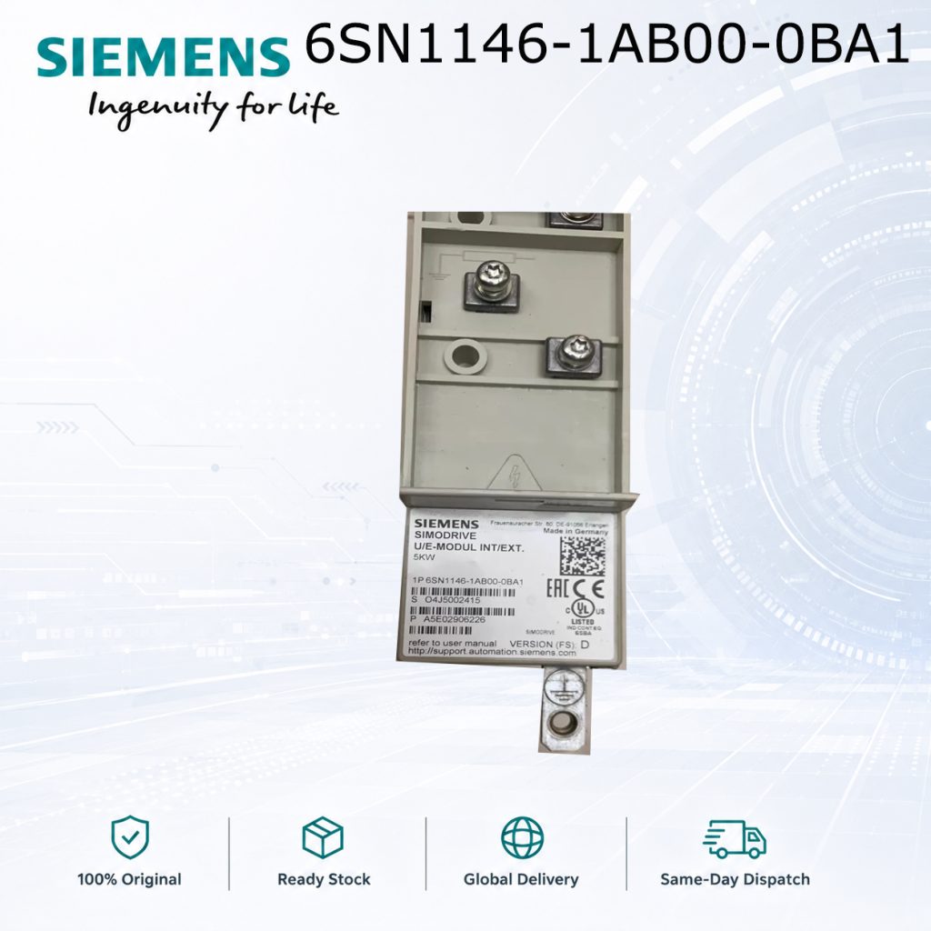 Siemens 6SN1146-1AB00-0BA1 SIMODRIVE Industrial...