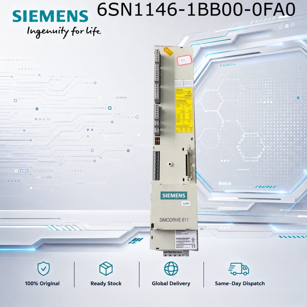 Siemens 6SN1146-1BB00-0FA0 SIMODRIVE Industrial...