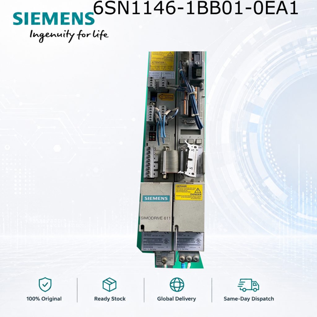 Siemens 6SN1146-1BB01-0EA1 SIMODRIVE Motion Con...
