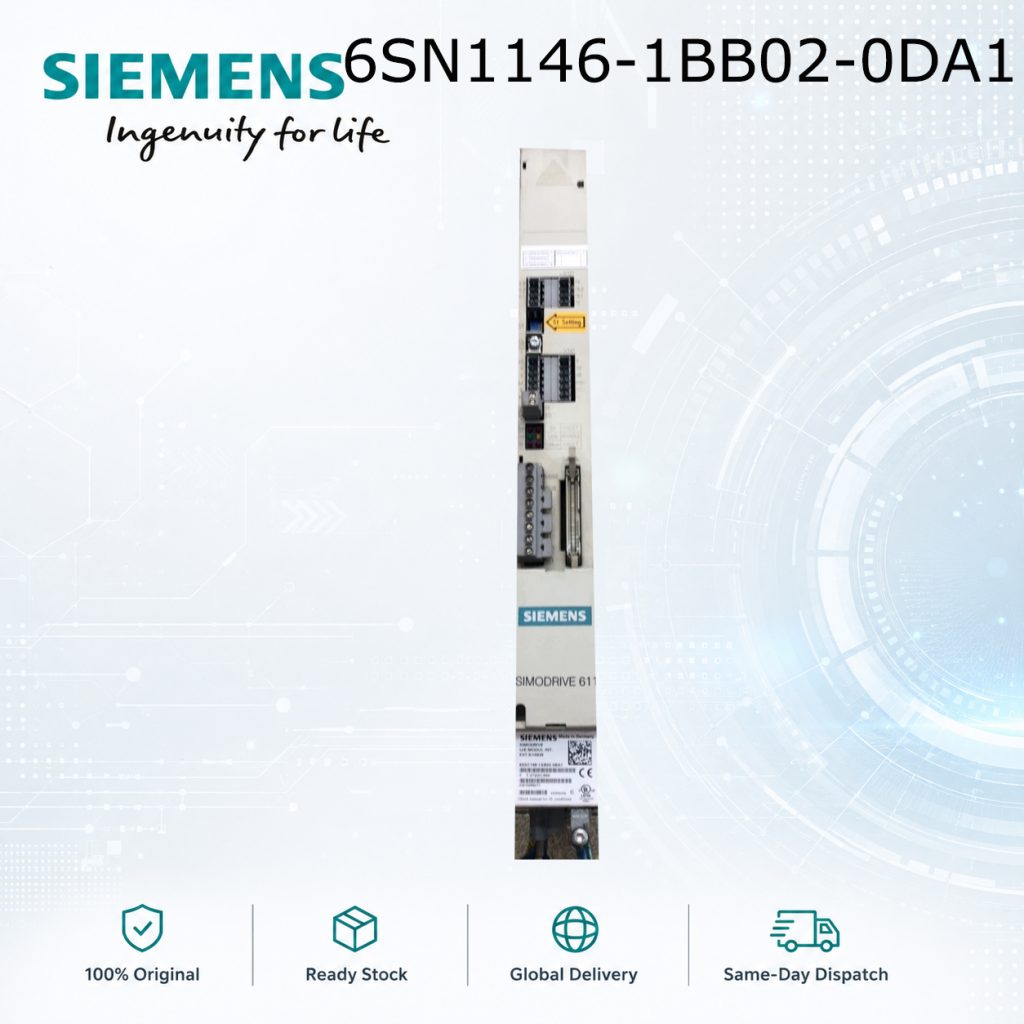 Siemens 6SN1146-1BB02-0DA1 SIMODRIVE Industrial...
