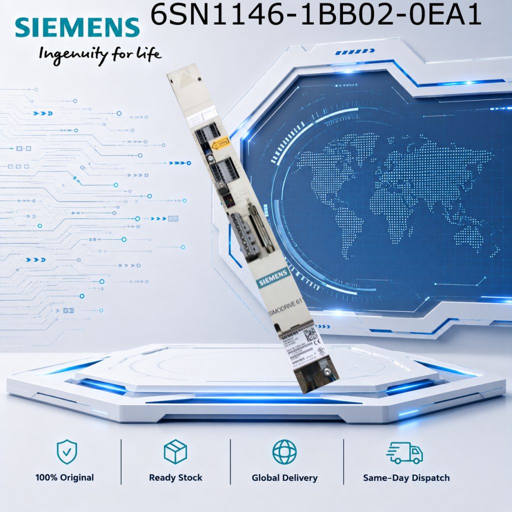 Siemens 6SN1146-1BB02-0EA1 SIMODRIVE Industrial...