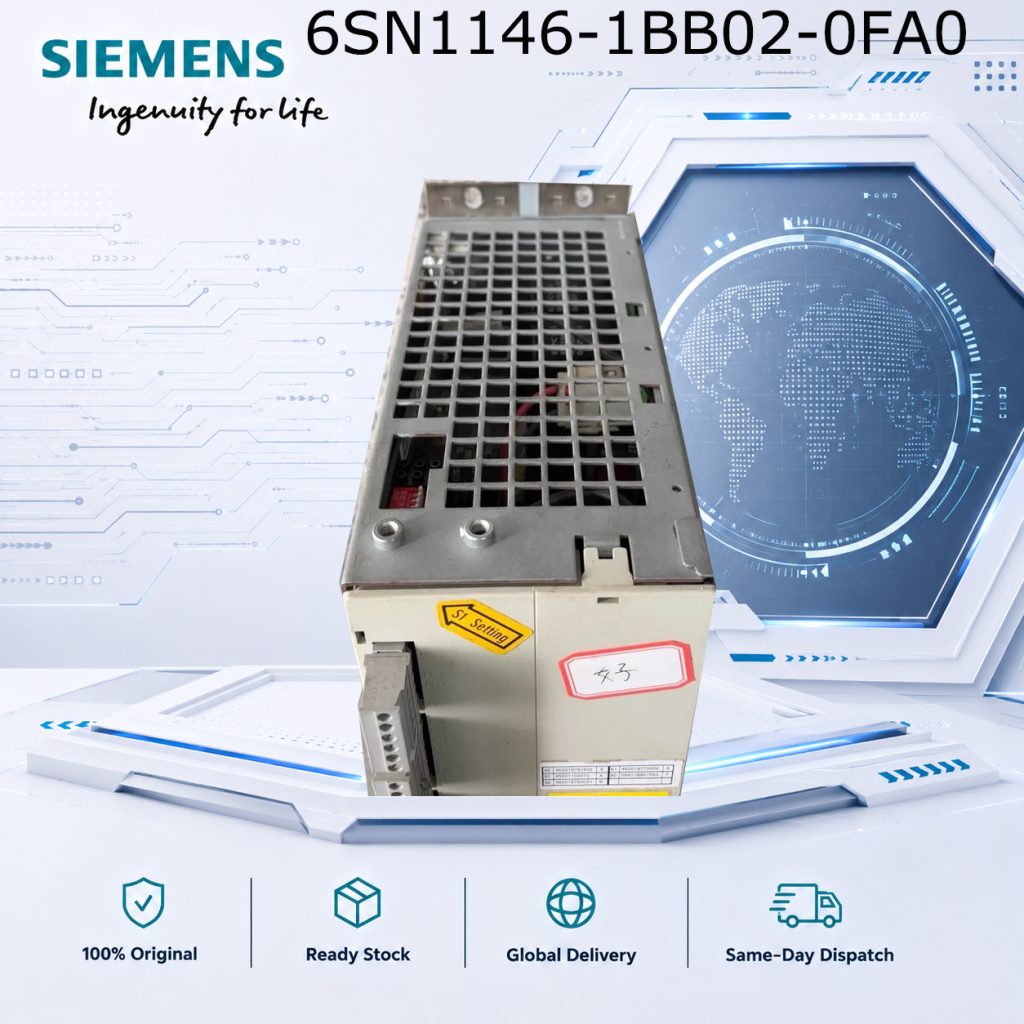 Siemens 6SN1146-1BB02-0FA0 SIMODRIVE Industrial...
