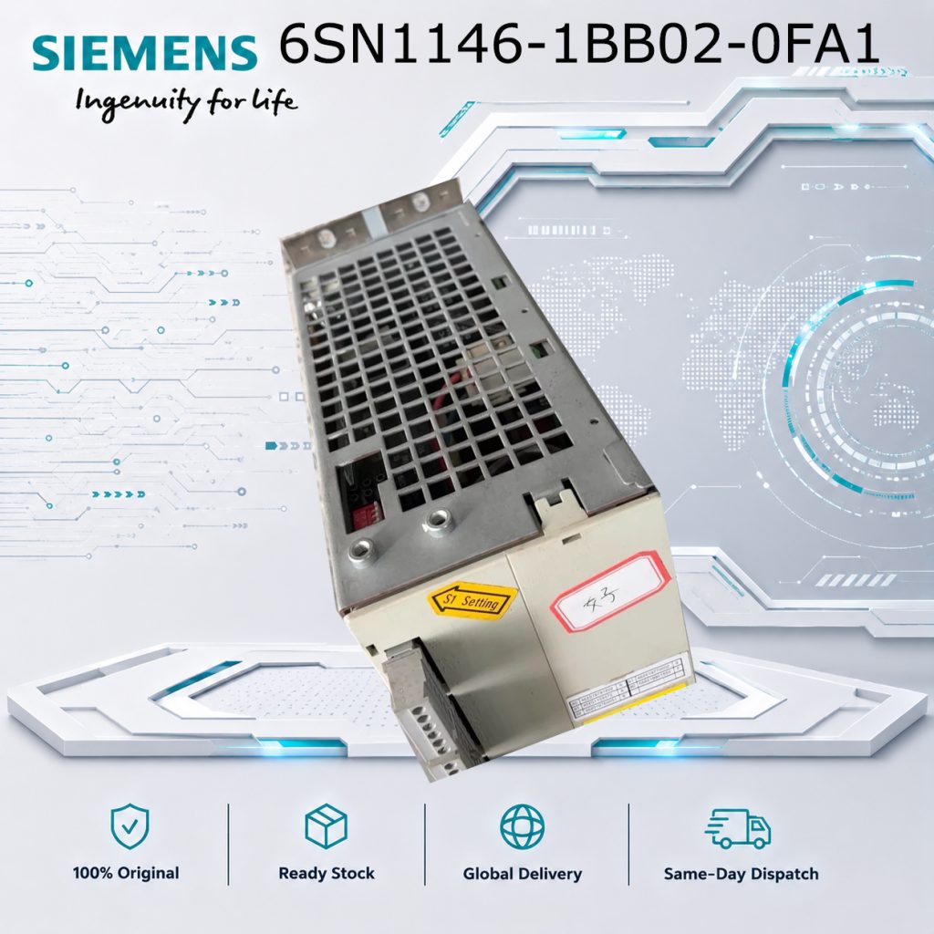Siemens 6SN1146-1BB02-0FA1 SIMODRIVE Industrial...