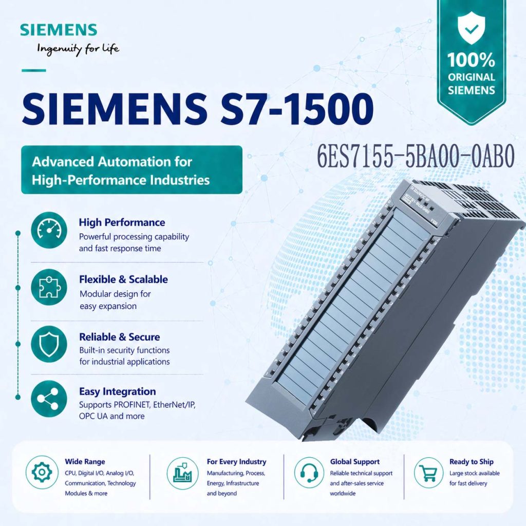Siemens 6ES7155-5BA00-0AB0 Dual Port Interface ...
