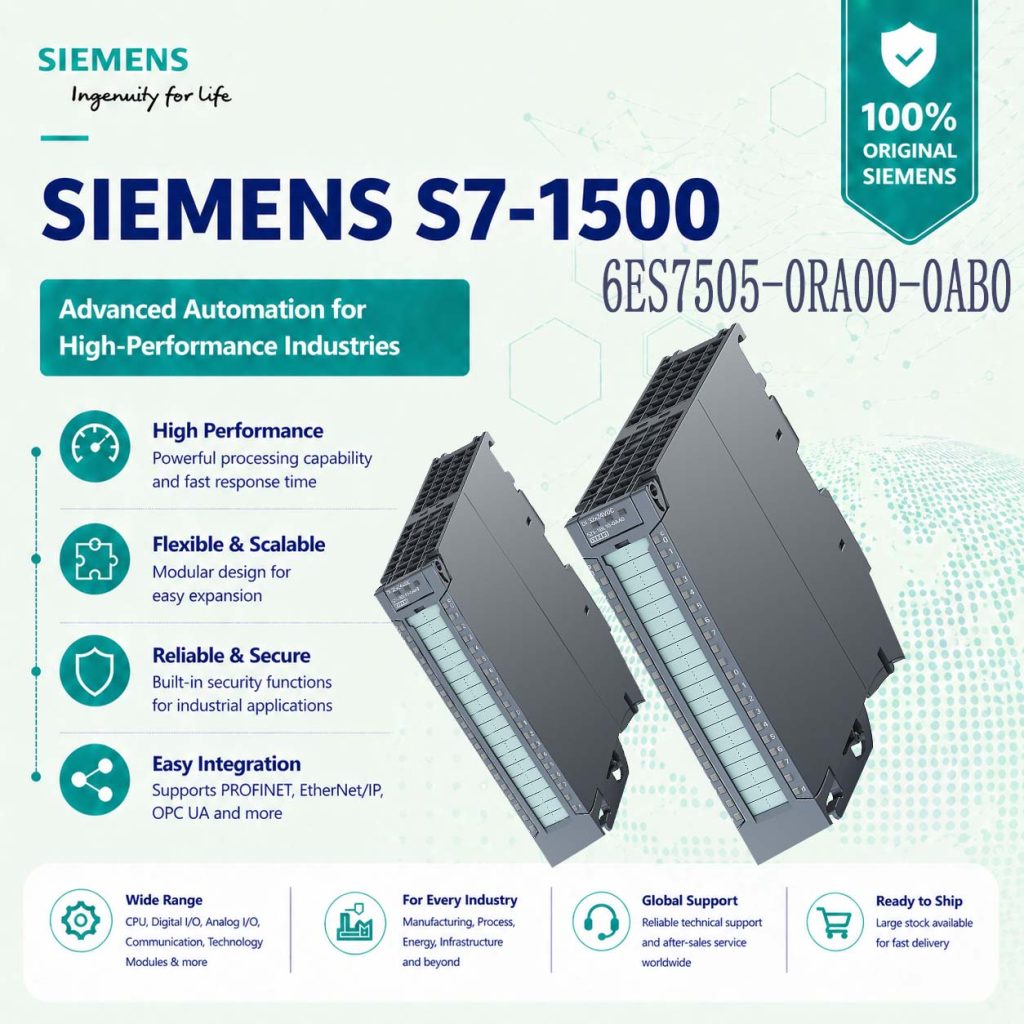 Siemens 6ES7505-0RA00-0AB0 Standard Power Suppl...