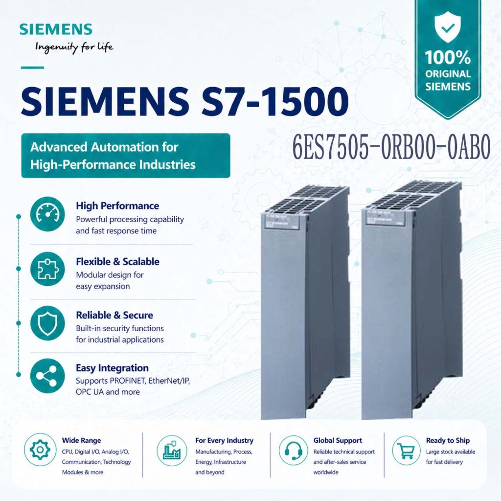 Siemens 6ES7505-0RB00-0AB0 Redundant Power Supp...