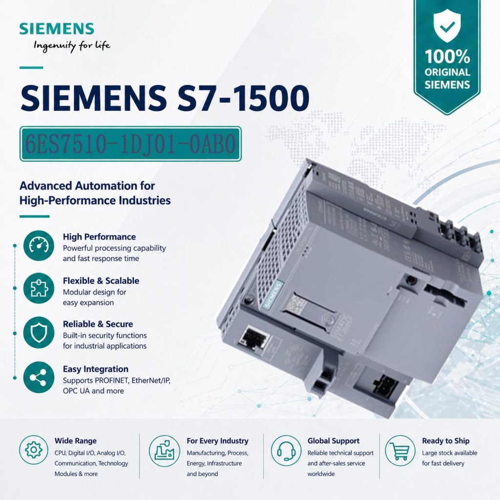 Siemens 6ES7510-1DJ01-0AB0 Distributed Control ...