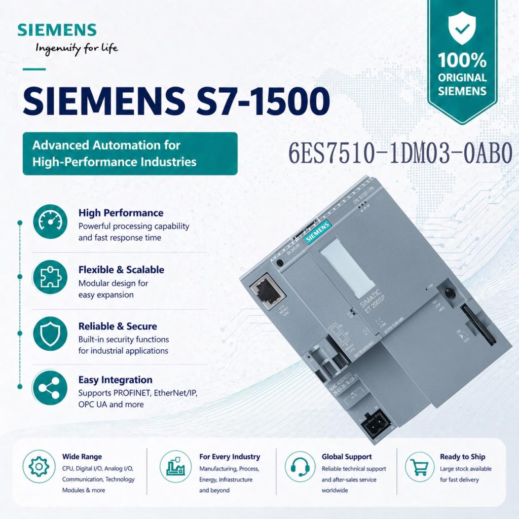 Siemens 6ES7510-1DM03-0AB0 Distributed CPU for ...