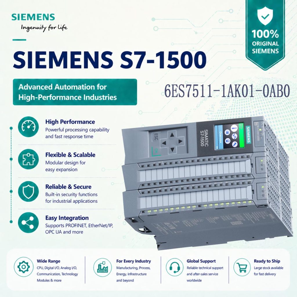 Siemens 6ES7511-1AK01-0AB0 Entry-Level CPU for ...