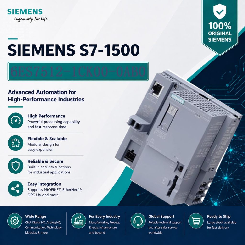 Siemens 6ES7512-1CK00-0AB0 PLC CPU for Compact ...