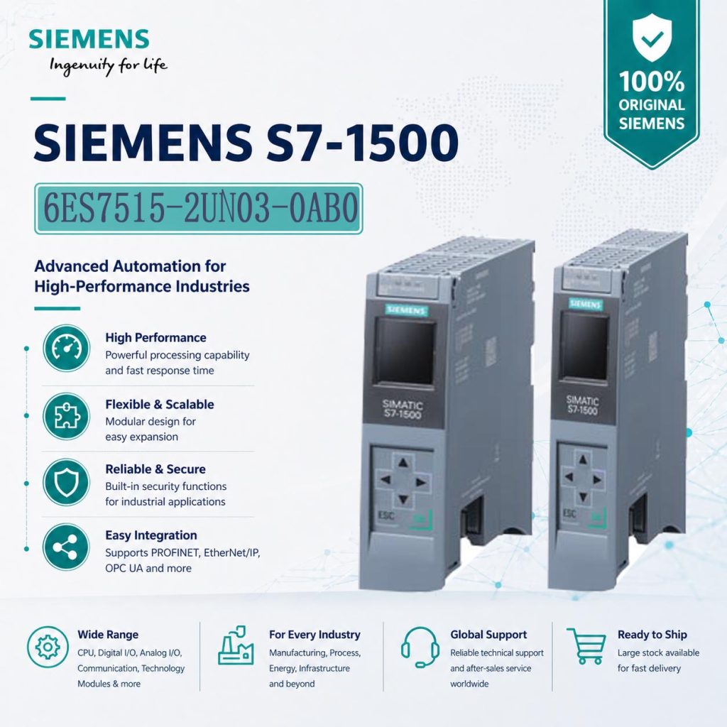 Siemens 6ES7515-2UN03-0AB0 Redundant Safety CPU...