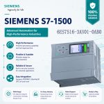 Siemens 6ES7516-3AN01-0AB0 High Speed CPU for Industrial Control Systems
