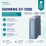 Siemens 6ES7521-1BH00-0AB0 SIMATIC S7-1500 Digital Input Module DI 16x24VDC