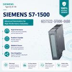 Siemens 6ES7522-5FH00-0AB0 SIMATIC S7-1500 Digital Output Module F-DO 8x24VDC 2A