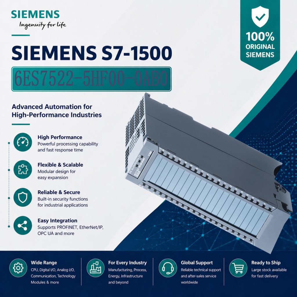 Siemens 6ES7522-5HF00-0AB0 SIMATIC S7-1500 Fail...
