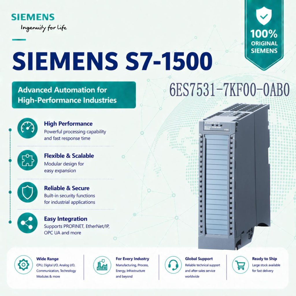 Siemens 6ES7531-7KF00-0AB0 High Precision Analo...