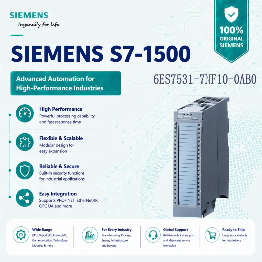 Siemens 6ES7531-7NF10-0AB0 Temperature Analog I...