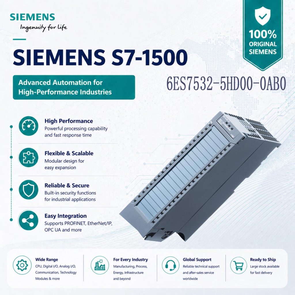Siemens 6ES7532-5HD00-0AB0 Analog Output Module...