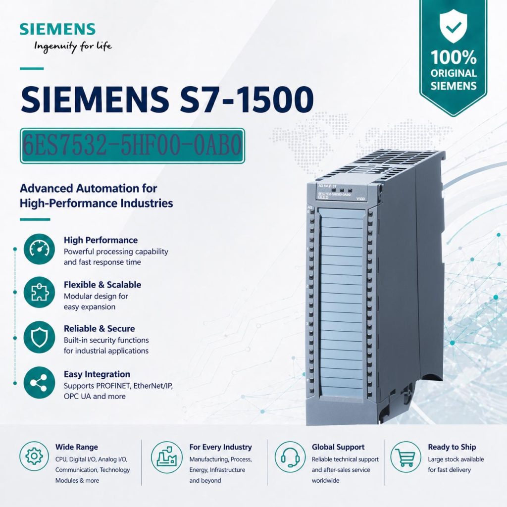 Siemens 6ES7532-5HF00-0AB0 High Precision Analo...