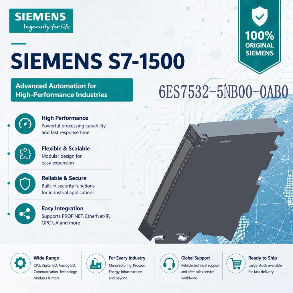 Siemens 6ES7532-5NB00-0AB0 Compact Analog Outpu...
