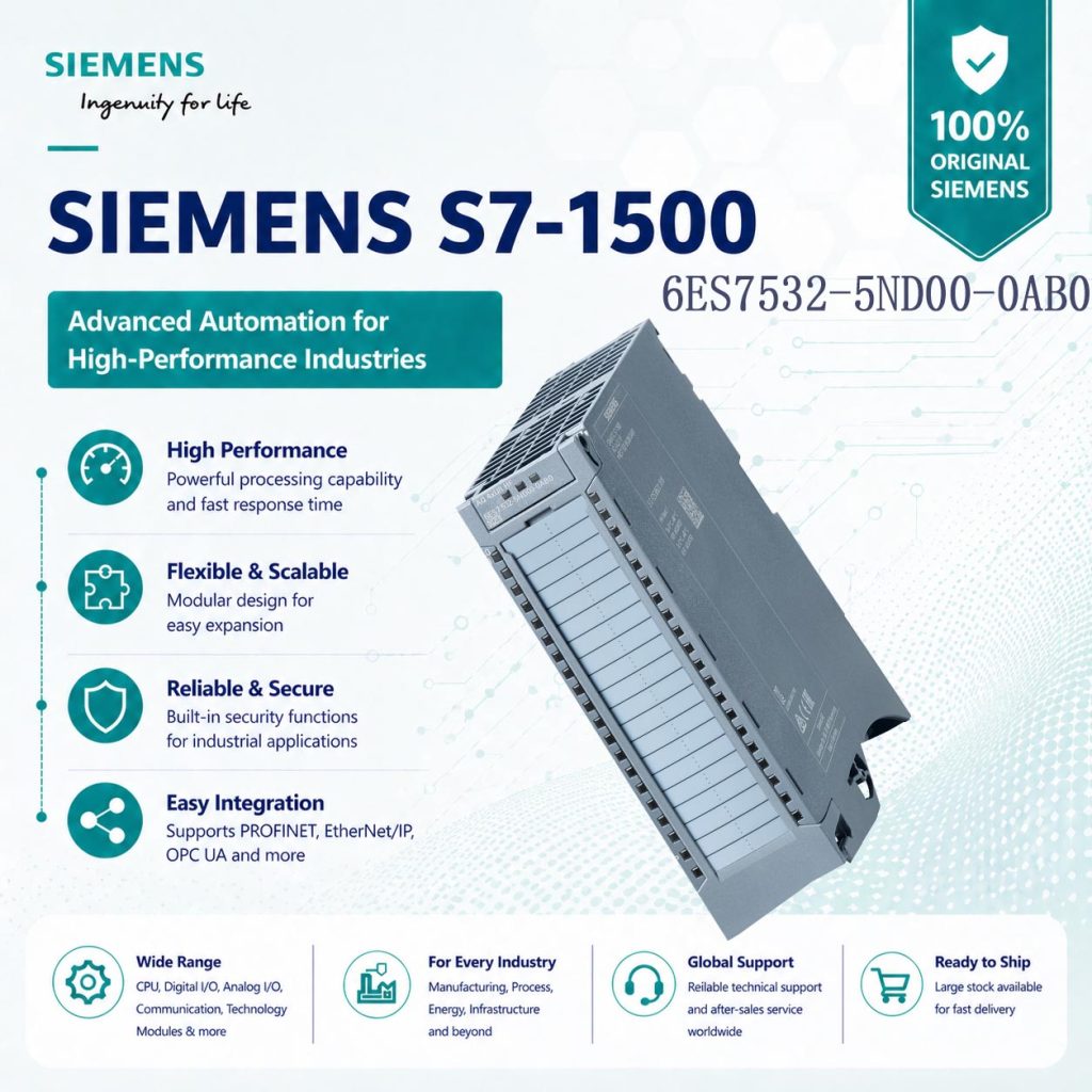 Siemens 6ES7532-5ND00-0AB0 Multi-Channel Analog...