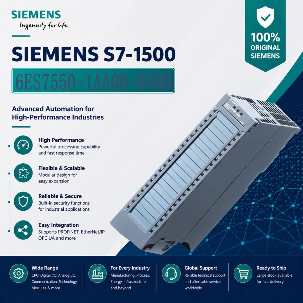 Siemens 6ES7550-1AA00-0AB0 SIMATIC S7-1500 TM T...