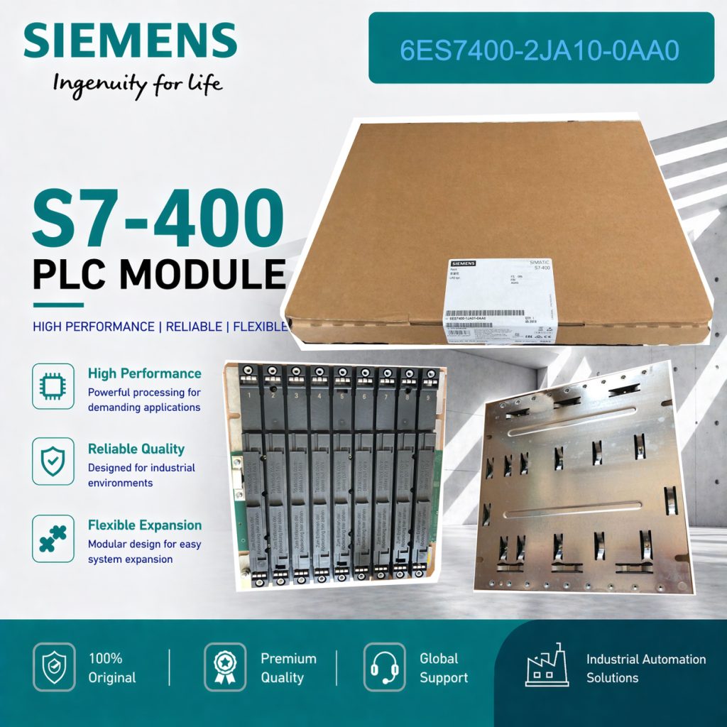 Siemens 6ES7400-2JA10-0AA0 Expansion Multi-Slot...
