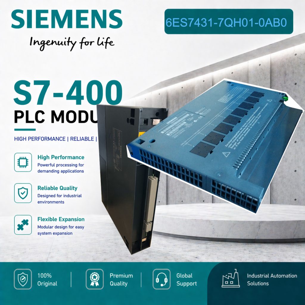 Siemens 6ES7431-7QH01-0AB0 High Density Analog ...