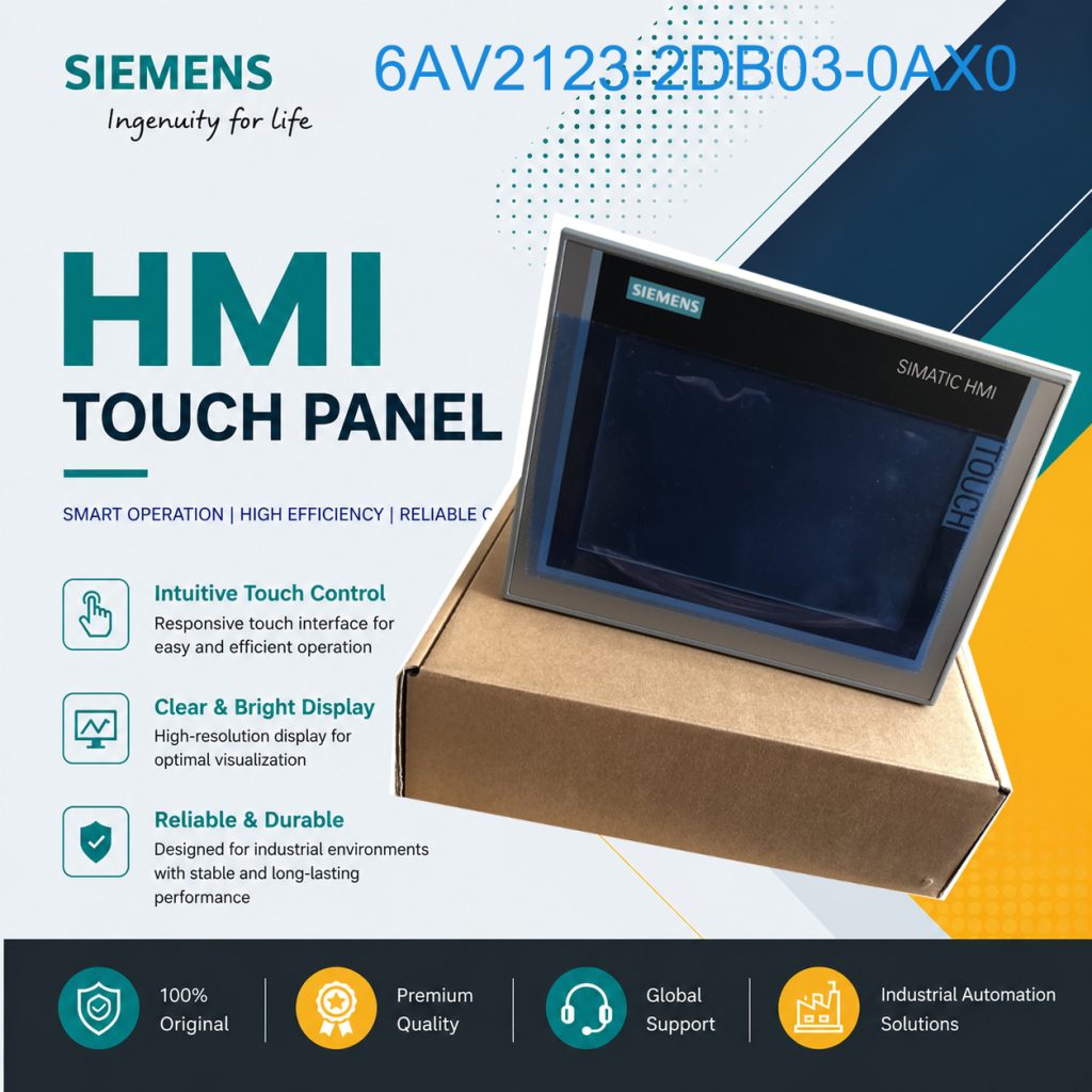 Siemens KTP400 Basic HMI Touch Panel 6AV2123-2D...